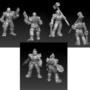 Cyberpunk Barbarians Onmioji 28mm 32mm TGM-7