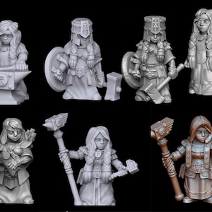 Female Dwarves  D&D Onmioji