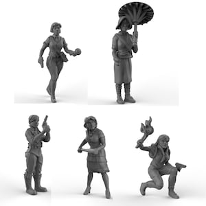 The Heroines Gangster Bang 2 Cthulhu 28mm 32mm TGM-7