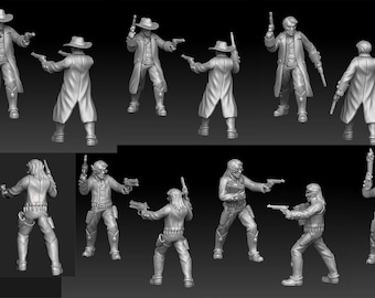 Gunslingers Sci-Fi Onmioji 28mm 32mm multi listing