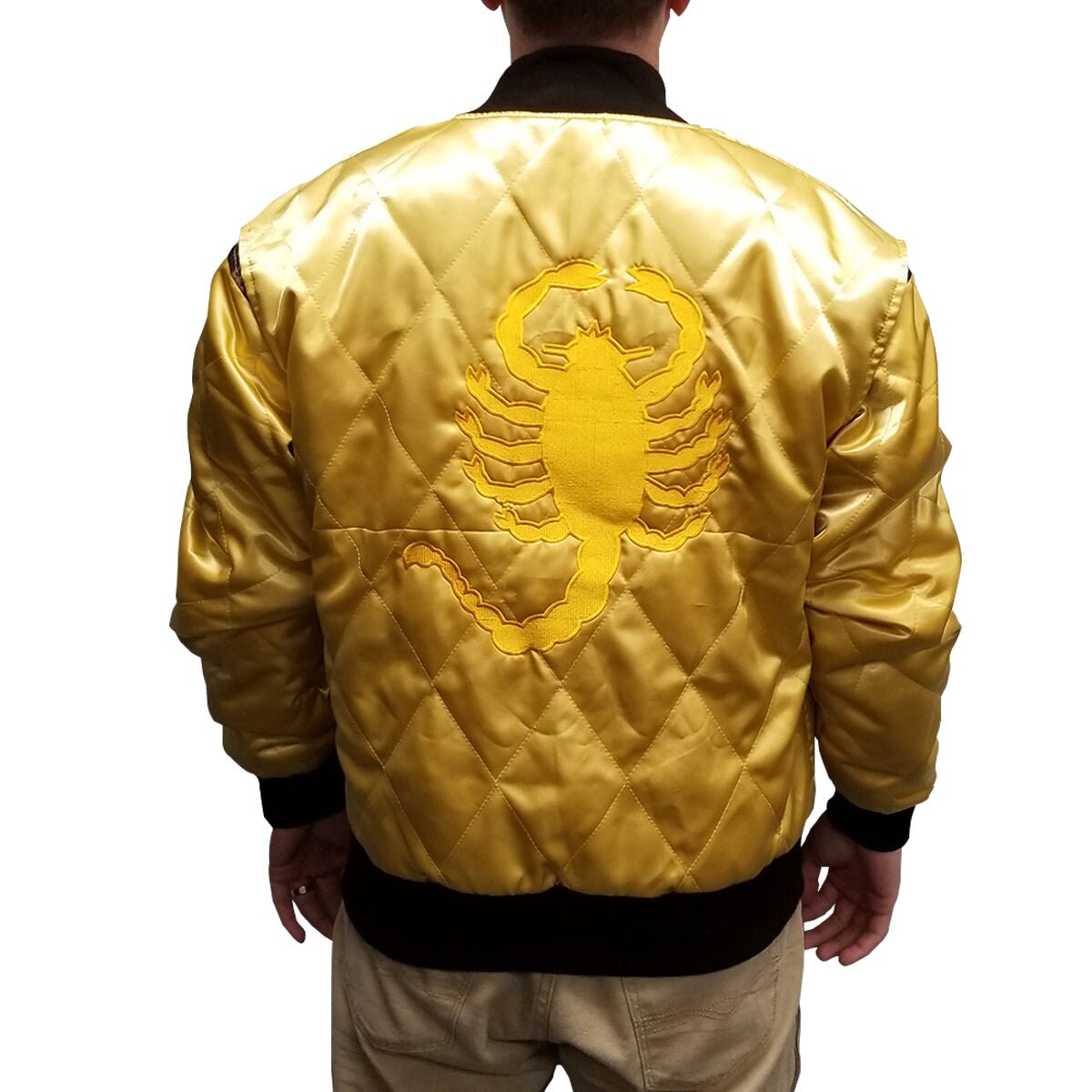 Driver Jacket Scorpion Coat Movie Satin 