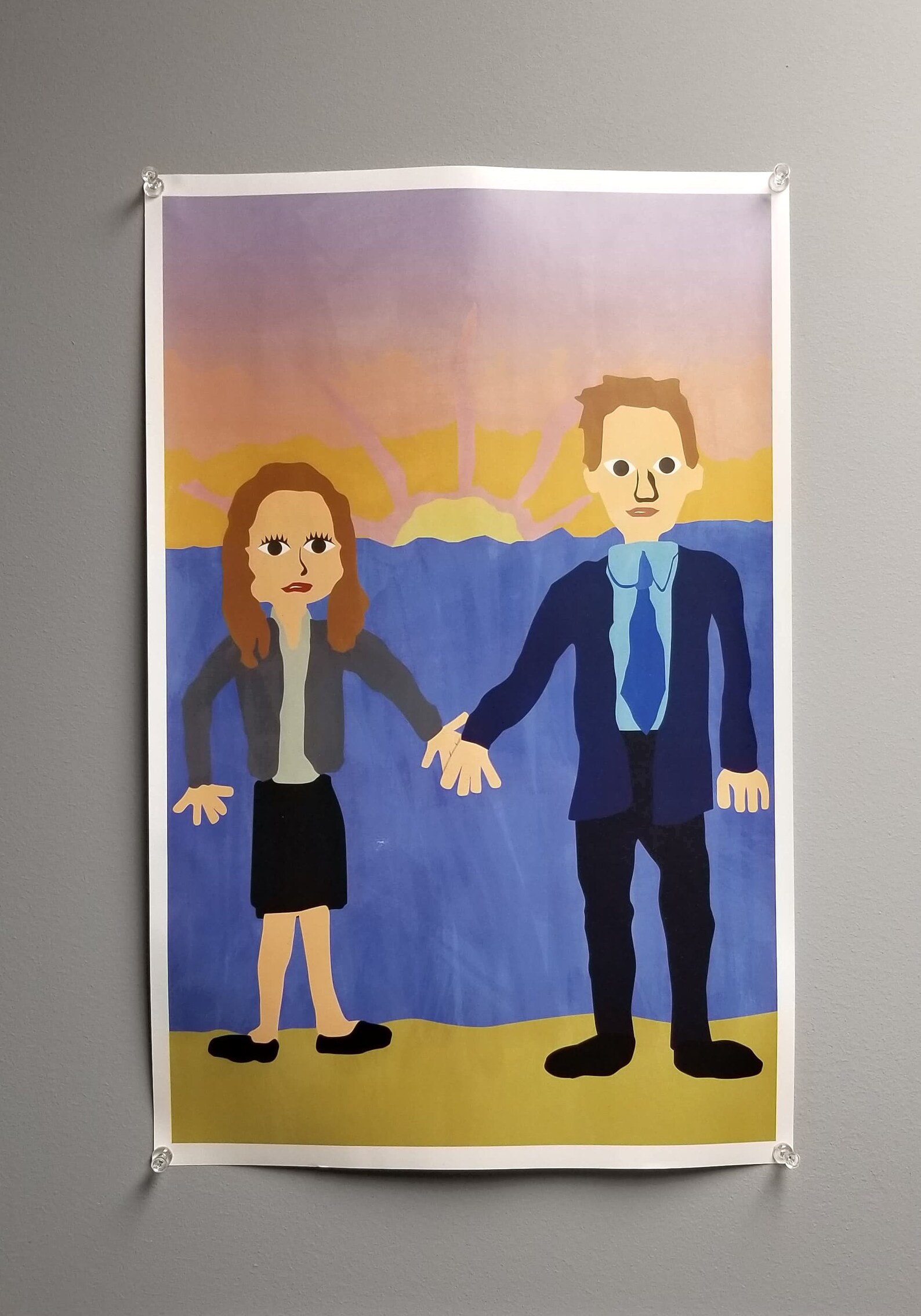 Jim and Pam Wedding Painting Poster by Michael Scott Dunder Etsy