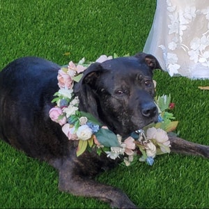 Bloemen bruiloft halsband
