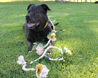 Floral Wedding Dog Leash