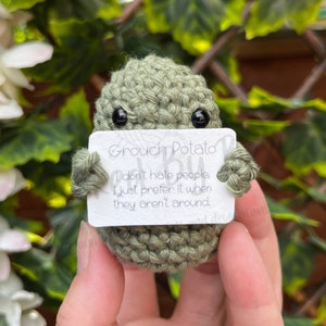 Grouch potato® - novelty, introvert gifts. Funny present for grumpy friend, dad, grandad and co-workers. Gift for annoying people