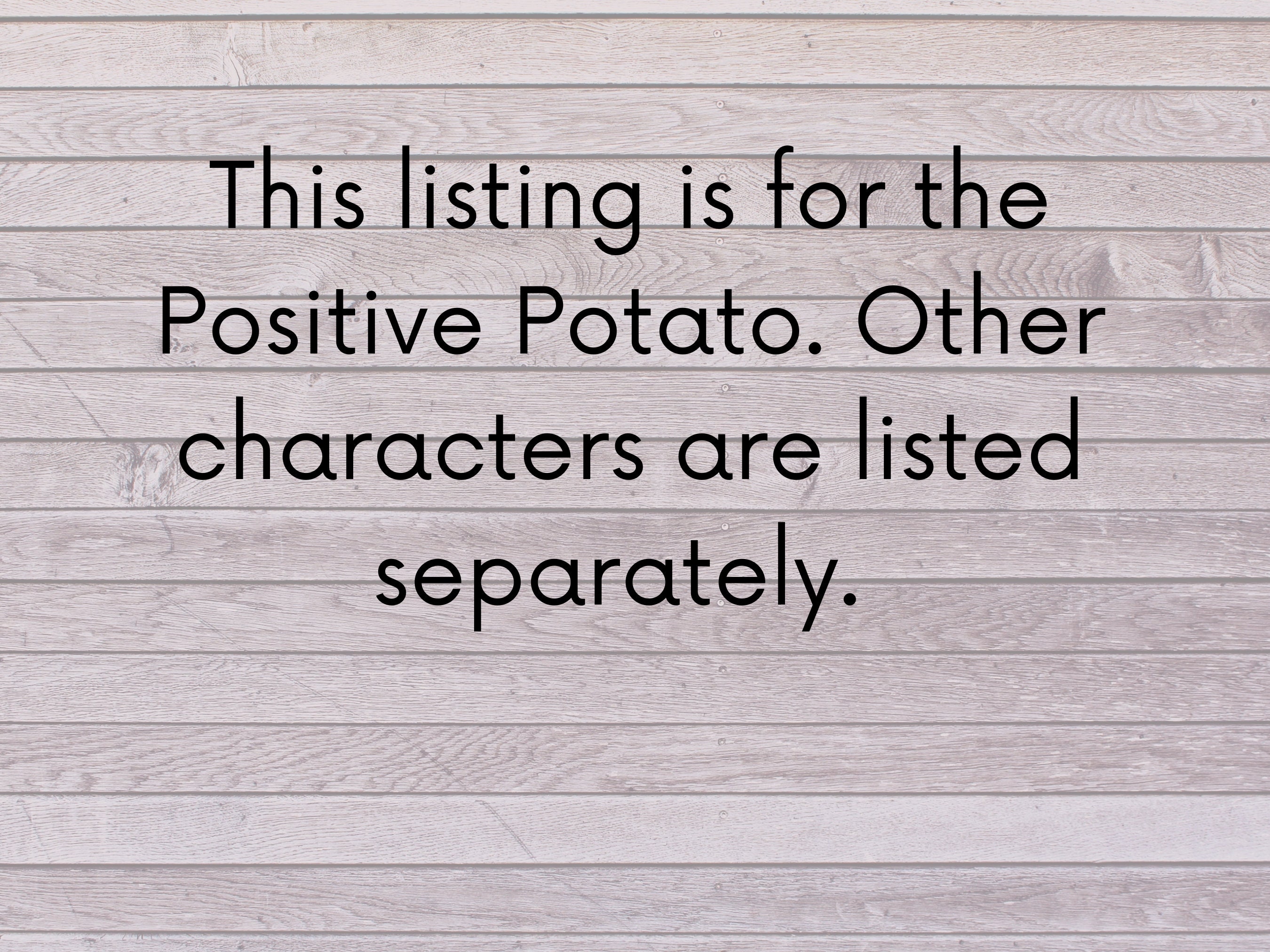 Positive Potato the Original Affirmation, Novelty Doll/figure