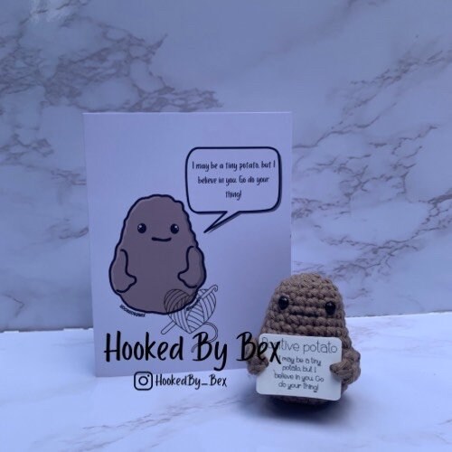 Positive Potato the Original Affirmation Novelty Gift. Etsy UK