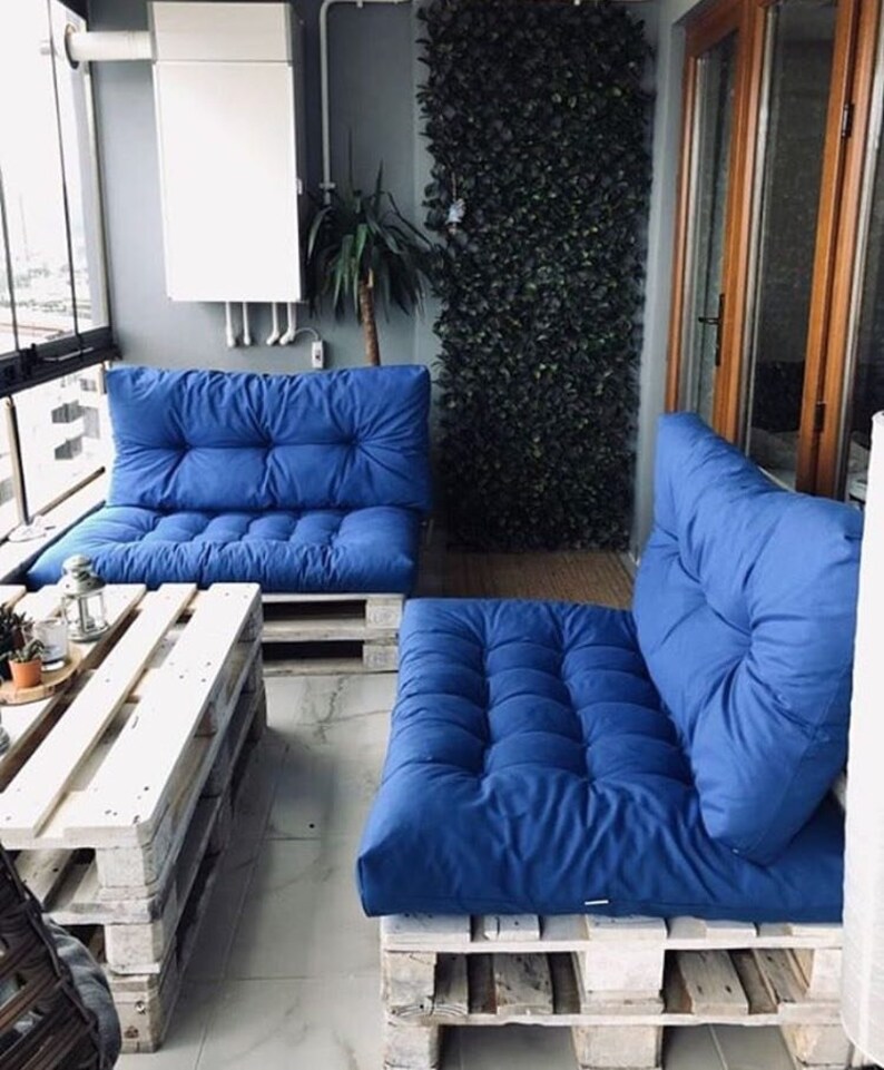 Outdoor Pallet Cushion Cover Water Resistant Fabric Bench Etsy