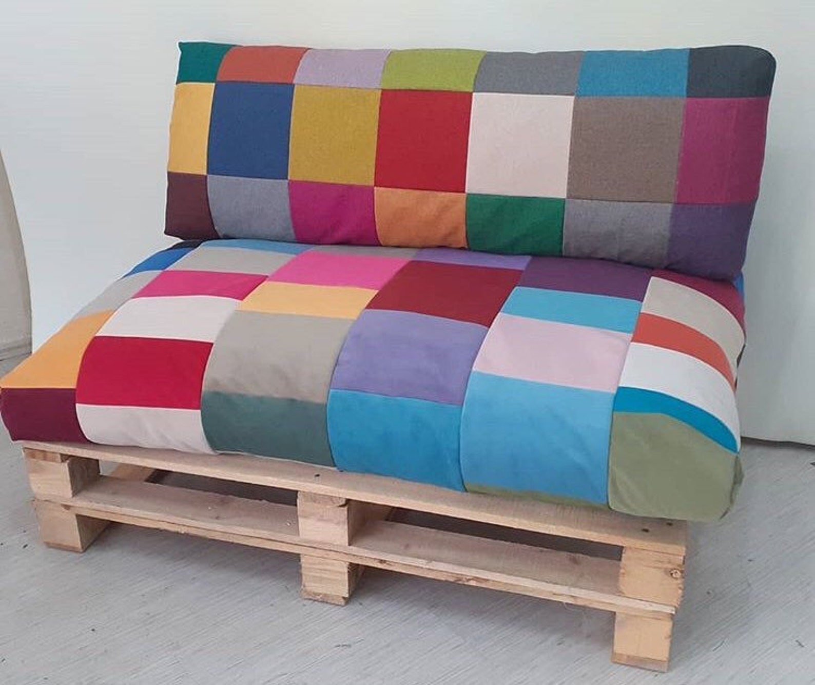 Indoor pallet cushion cover colored pallet cushion cover Etsy