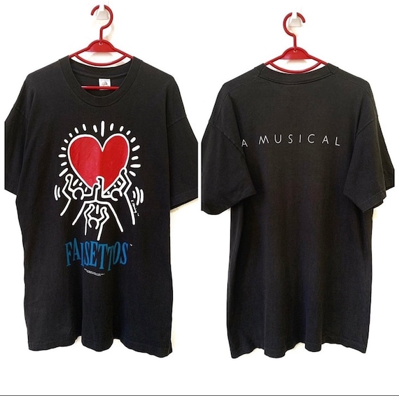 RARE Vintage 1994 Keith Haring X Musical Tee Tag F