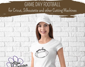 Game Day Football, Football, Game Day, Football Svg, Cricut, Silhouette, Sublimation, Svg, Png, Digital Download, Cut File