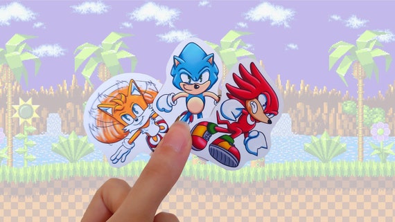 Sonic, Tails, Knuckles Stickers Sonic Movie Stickers Sonic Character  Stickers Sonic Heroes Sonic Sticker Pack Sonic Sticker Bundle 