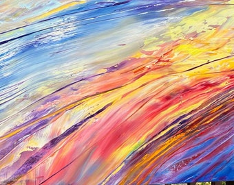 Abstract Hope Art Print: Modern Christian Wall Decor