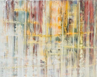 Large Abstract Oil Painting: Modern Wall Decor, 40x50 inch