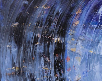 Purification, Abstract Original Painting Prophetic Art Christian Artwork Modern Wall Decor