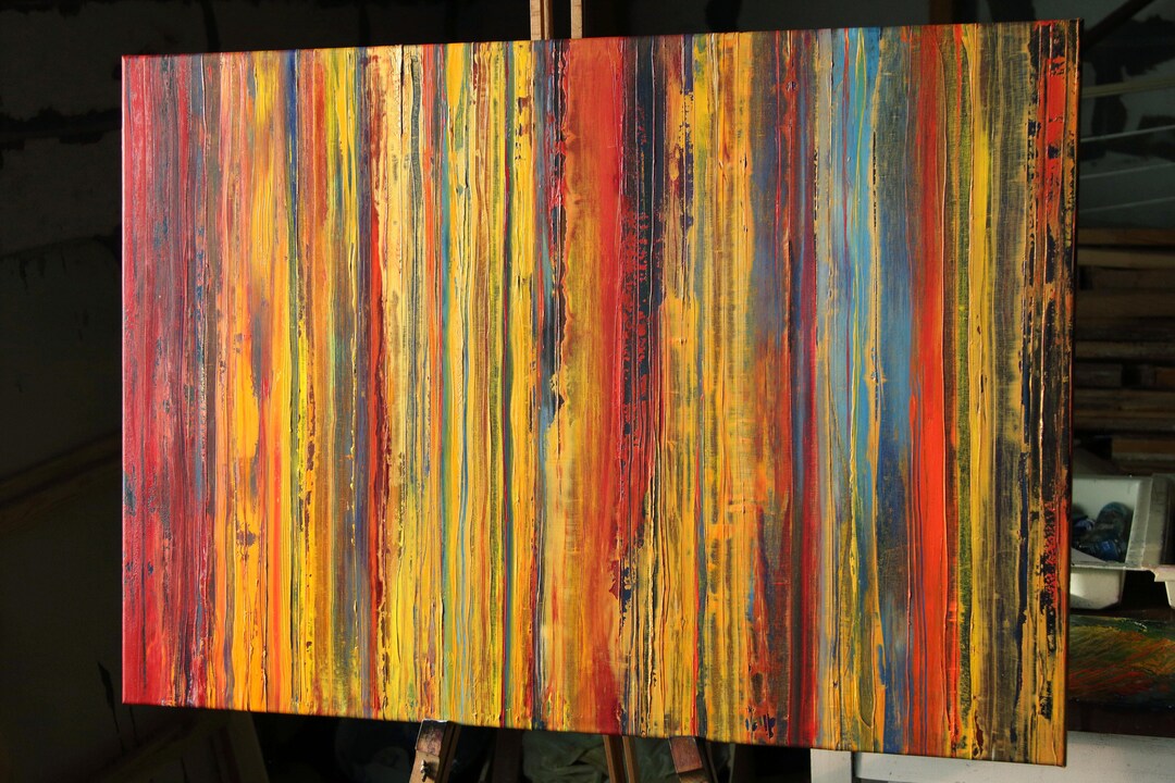 Abstract Print Abstract Art Print: Colorful Modern Wall Decor - Etsy