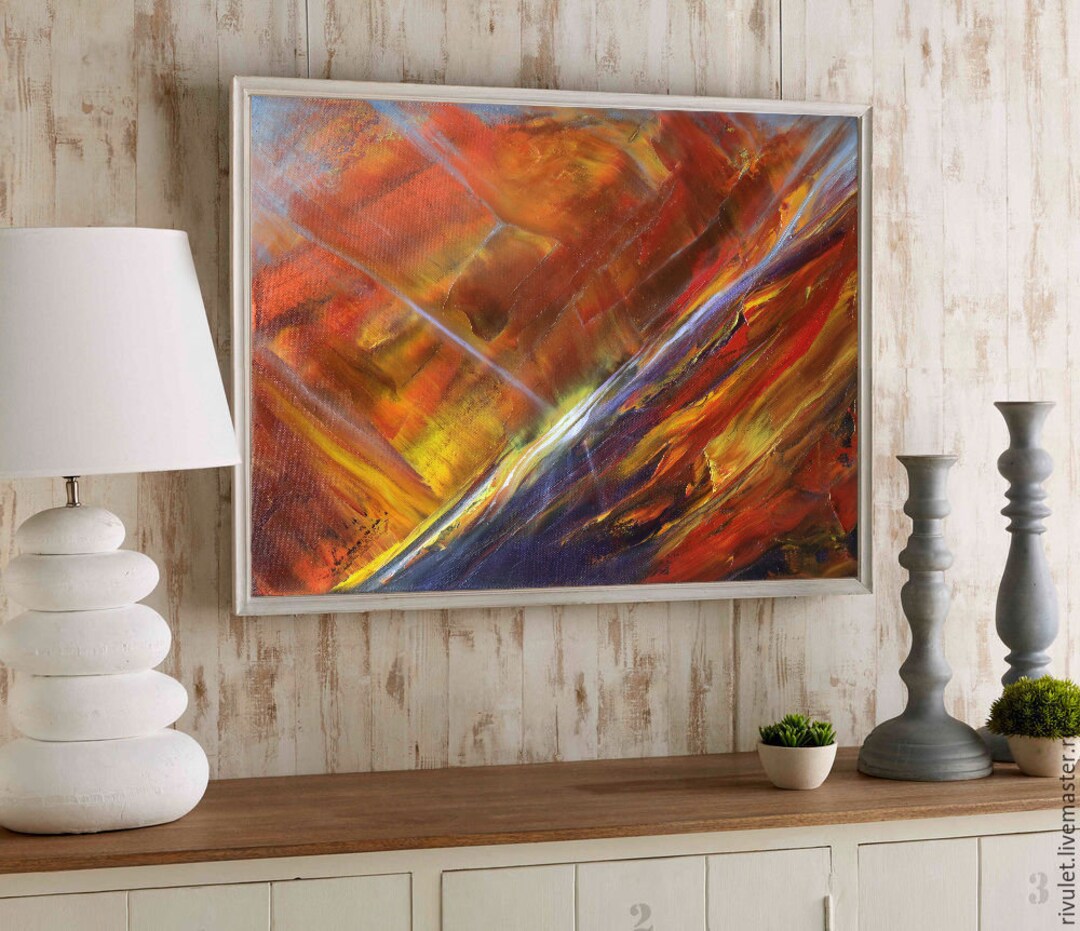 Abstract Print an Answered Prayer, Original Painting Prophetic Art ...