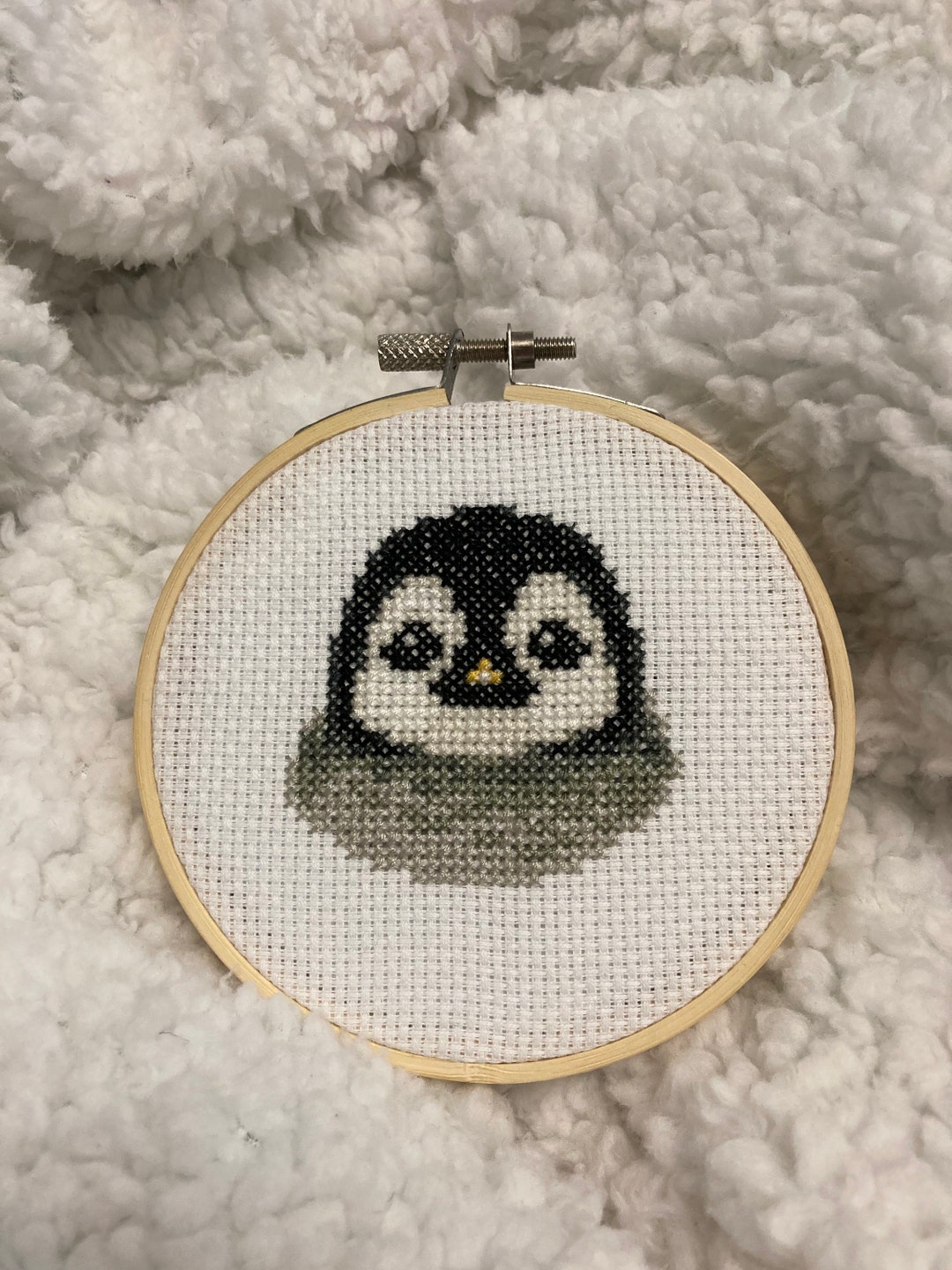Baby Penguin Cross Stitch Etsy
