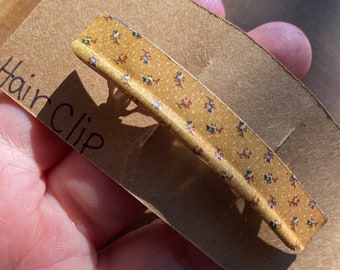 Recycled Tin Hair Clip, Hair Accessory