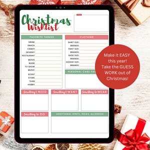 Weihnachtswunschliste, Weihnachtsgeschenkliste, Teenager Weihnachtswunschliste, Weihnachtsfragen für Kinder, Weihnachtsideenliste, Weihnachtsliste Kinder