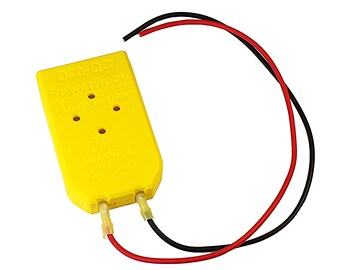 D20 Quick Connect DeWalt Power Dock - DCB20xx Battery Mount - DIY 1/4" terminals 12AWG wire PN: D20-Q12