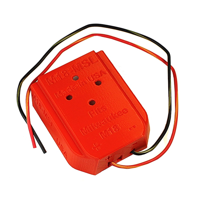 Power Dock for Milwaukee M18 18V Battery - Auto Eject Spring - 14AWG ...