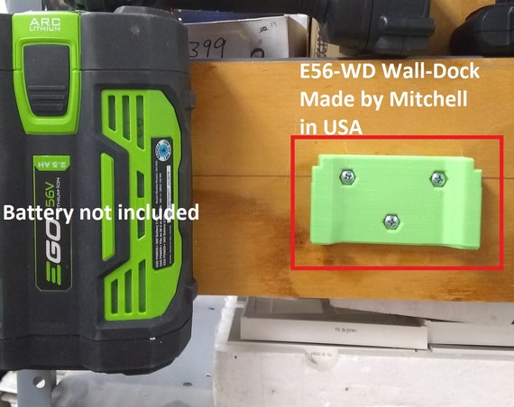 Battery Holder for EGO 56V Lawn Garden Wall Mount Store Batteries USA E56-WD