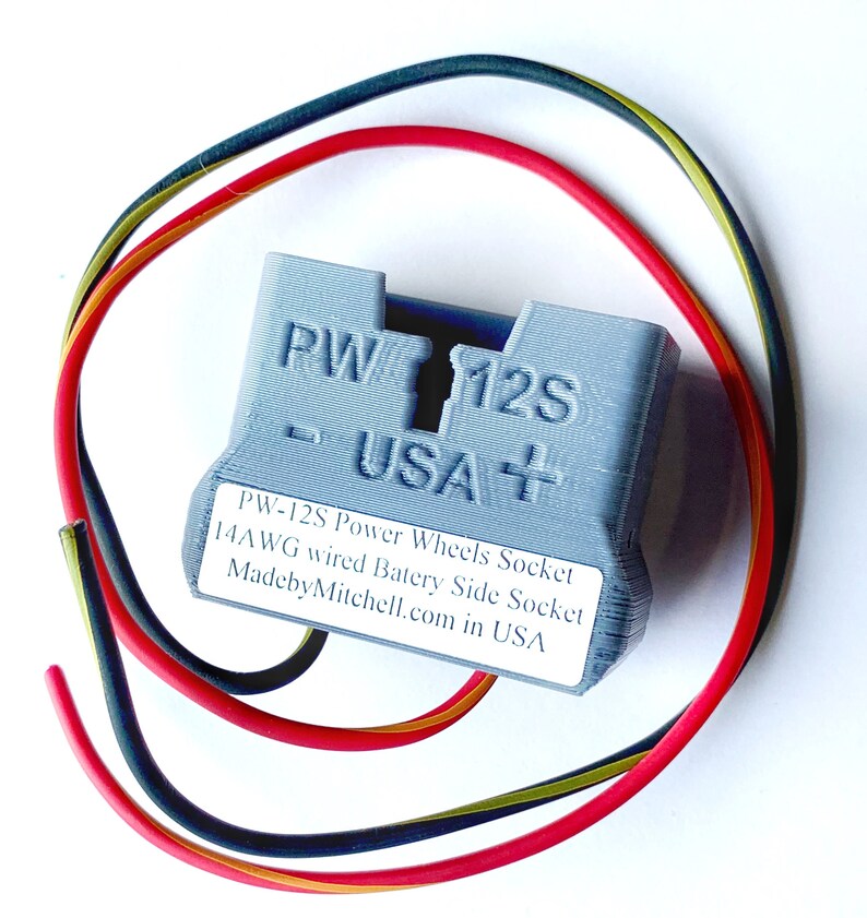 Power Wheels 12 Volt Battery Connector