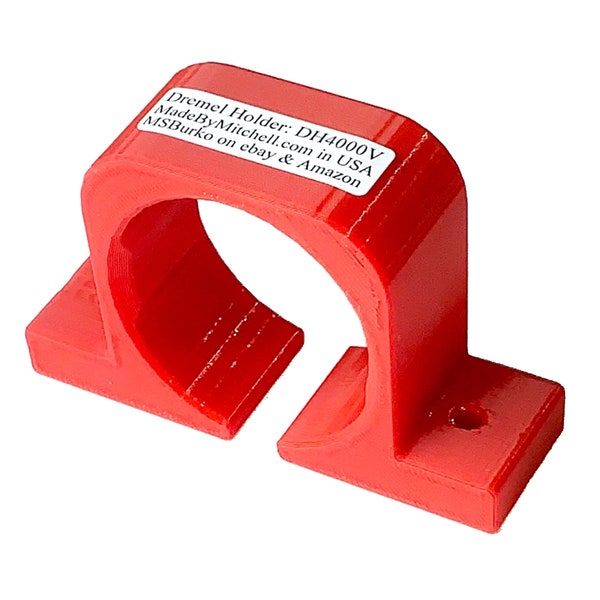 Rotary Tool Holder - Clamp for Dremel Model 4000 - 4200 Fits Bench Vise USA Made PN: DH-4000V