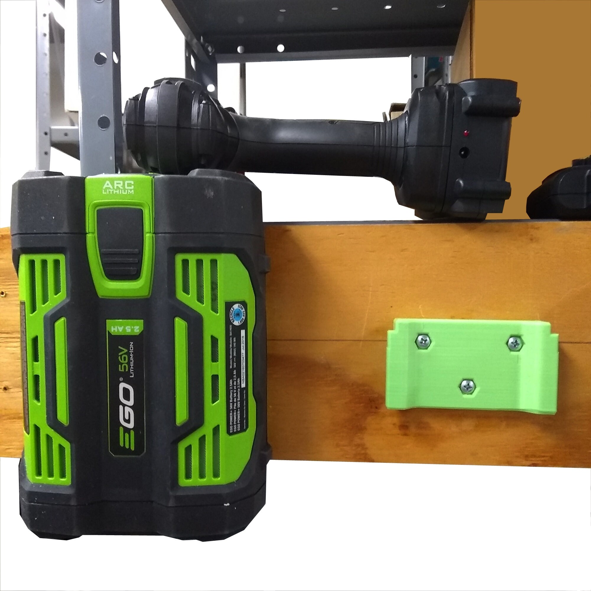 Battery Holder Wall Mount for EGO 56V Battery Battery Etsy