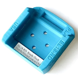 Ready Dock Makita Battery Holder - Mount for Makita M18 18V Battery PN: BL18-RD