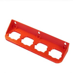 M12 Battery Rack 4-Slot - for Milwaukee Bosch, Makita and RIDGID PN: M12x4-MRack