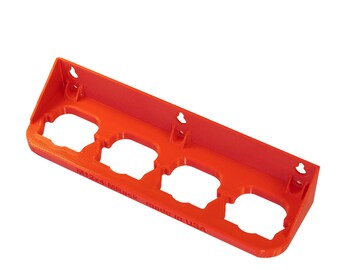 M12 Battery Rack 4-Slot - for Milwaukee Bosch, Makita and RIDGID PN: M12x4-MRack