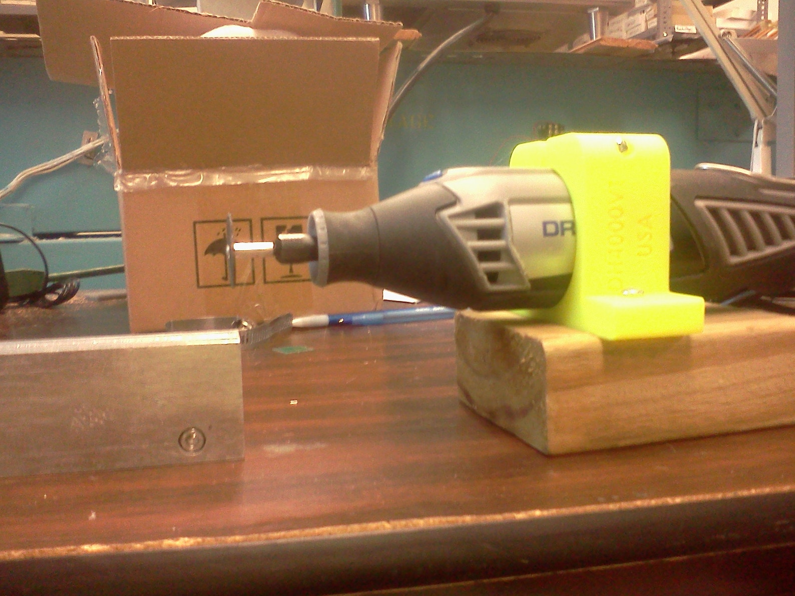 Rotary Tool Holder Clamp for Dremel 4000 Fits Vise or Table Etsy