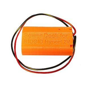 Power Dock for RIDGID 12V Hyper Battery - 14AWG Wired Battery Mount  PN: RH12-PD-14