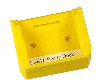 Ready Dock Battery Holder - DeWalt DCB12x 12V Battery - DeWalt Battery Mount - PN: D12-RD