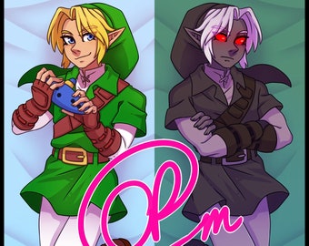 Link (Legend of Zelda: OoT) Dakimakura/Body Pillowcase