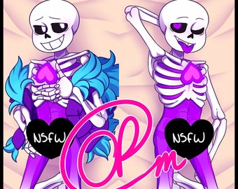 Lustsans lusttale/undertale AU Dakimakura/bodypillow Case -  Norway