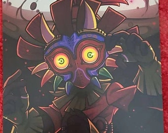 Majoras Mask Art Print