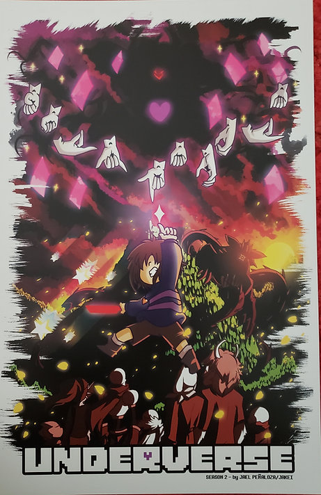 Underverse Season 2 (undertale AU) Art Print - Etsy