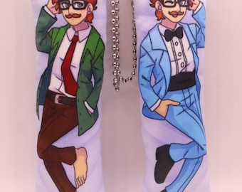 Harvey (Stardew Valley) Mini Dakimakura/Pillow Keychain