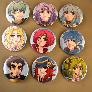 Fire Emblem The Sacred Stones Button Set