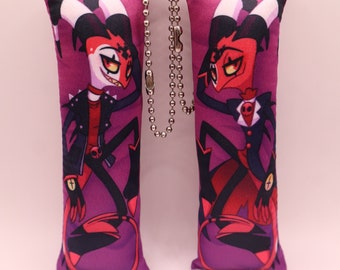 Blitzo (Helluva Boss) Mini Dakimakura/Mini Pillow Keychain