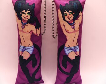Lucky (Monster Boy Studios) Mini llavero dakimakura/almohada