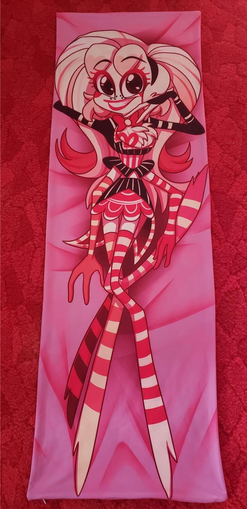 Angel Dust Hazbin Hotel Body Pillow