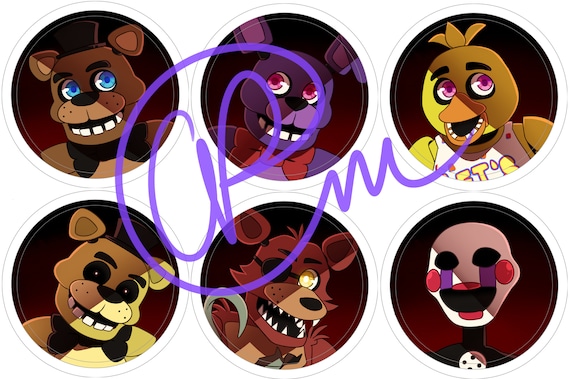 Five Nights At Freddy's Button Set