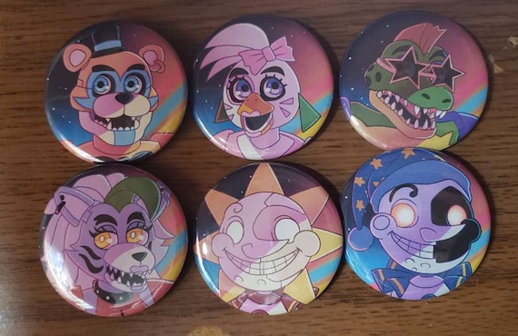 Five Nights at Freddy's Security Breach FNAF SB Button: 