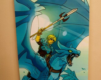 Cormag "Wyvern Lord" (Fire Emblem: Sacred Stones) Wall Scroll