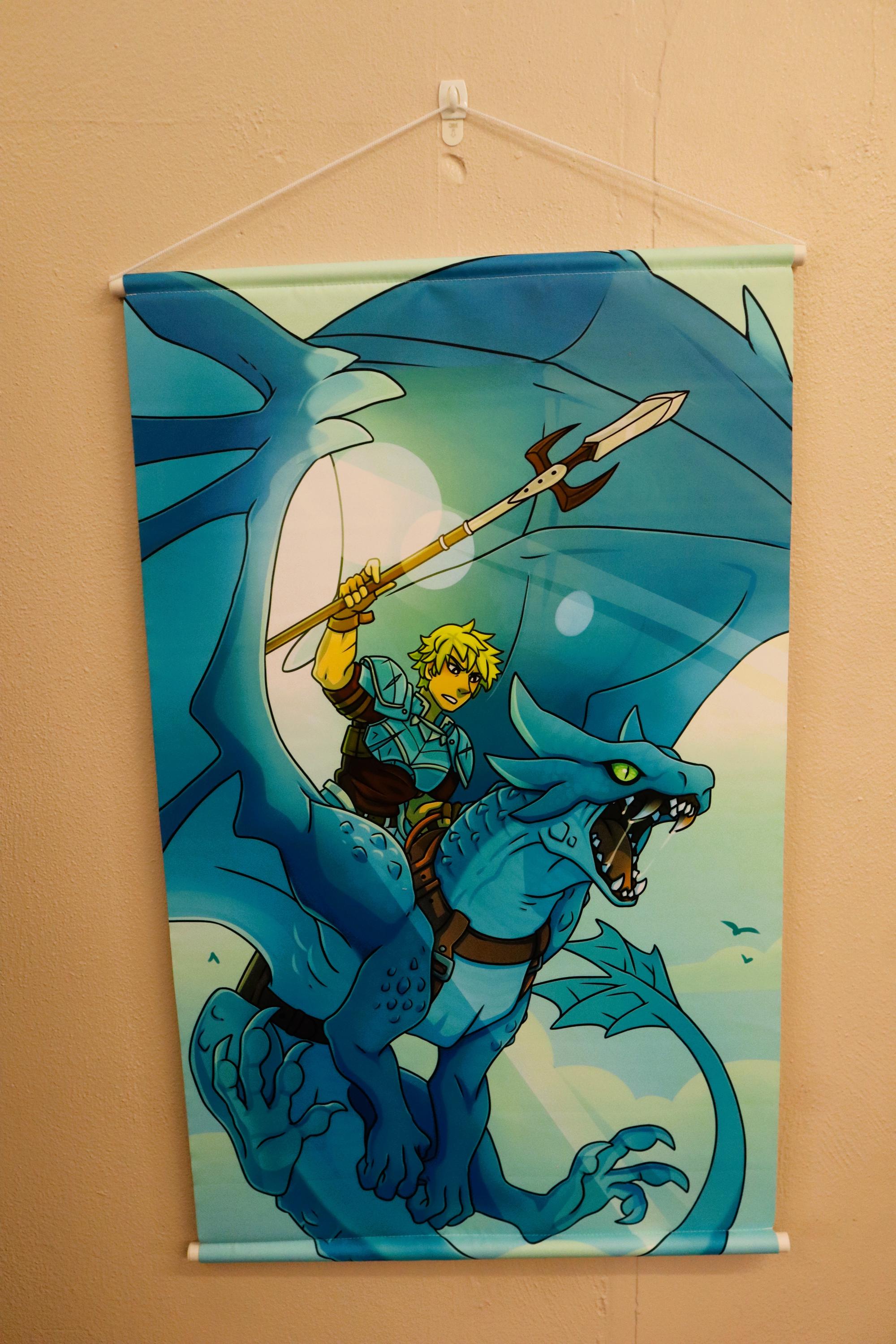 Cormag "Wyvern Lord" (Fire Emblem: Sacred Stones) Wall Scroll