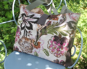 Tas tote 37x50 cm bloem linnen canvas BOHEME